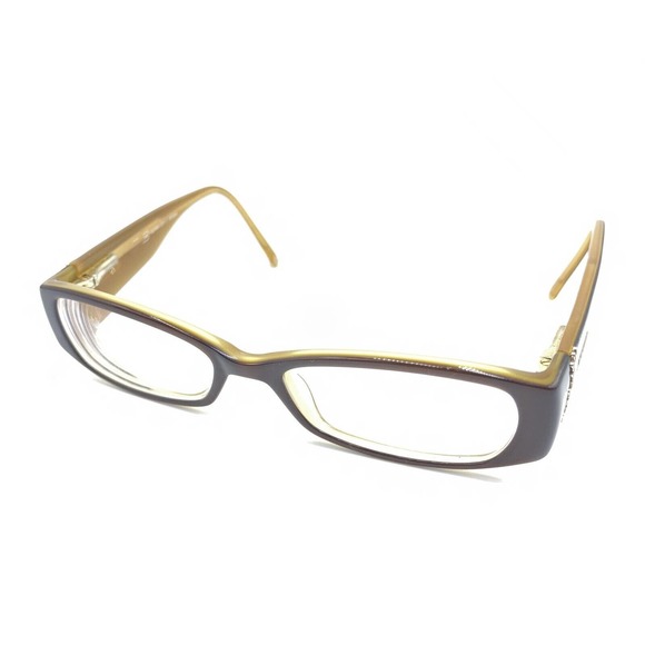 Coach Ileana 2017 Brown Tortoise Rectangular Eyeglasses Frames 47-16 135 Daisies - Picture 8 of 12